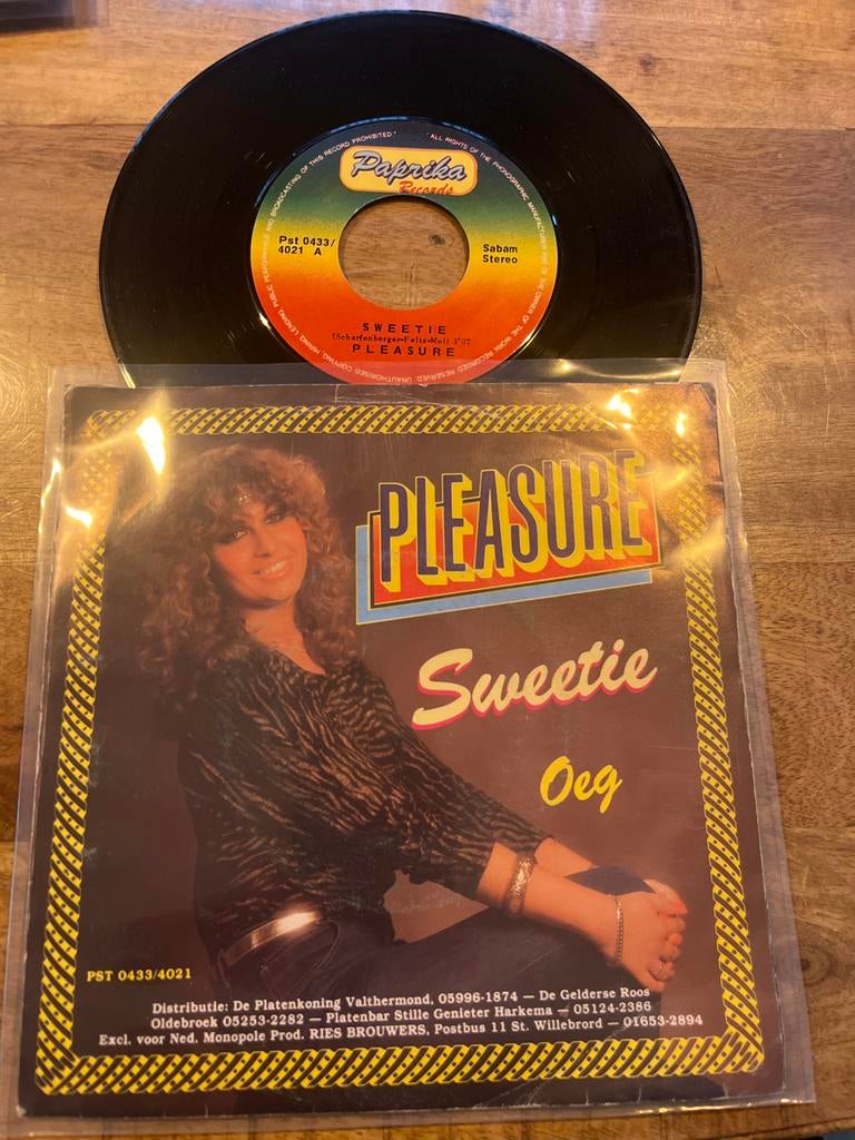 Pleasure - Sweetie Oeg - Single, 7 inch, Single, Ophalen of Verzenden, Zo goed als nieuw