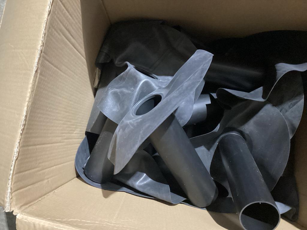 Diverse maten EPDM Onderuitlopen - Nieuw!, 60 tot 80 mm, Nieuw, Ophalen of Verzenden, Minder dan 2 meter
