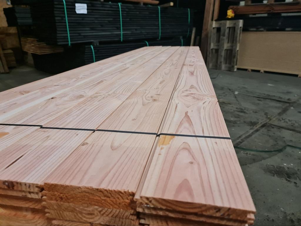 Douglas 40 stuks vellingdelen 4 m bezorgen mogelijk, Ophalen, Nieuw, 250 cm of meer, Planken