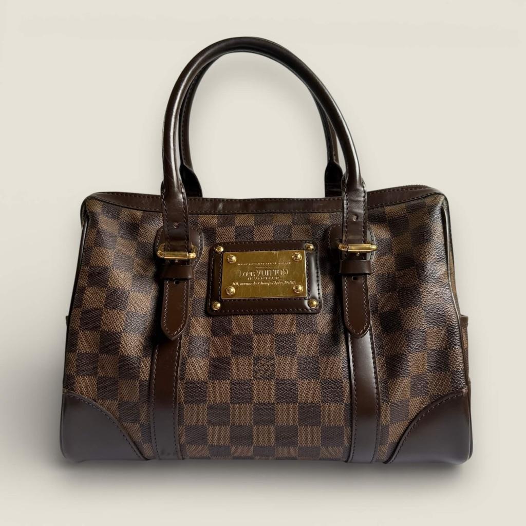 Louis Vuitton Damier Ebene Berkeley, Gebruikt, Bruin, Ophalen of Verzenden, Louis Vuitton