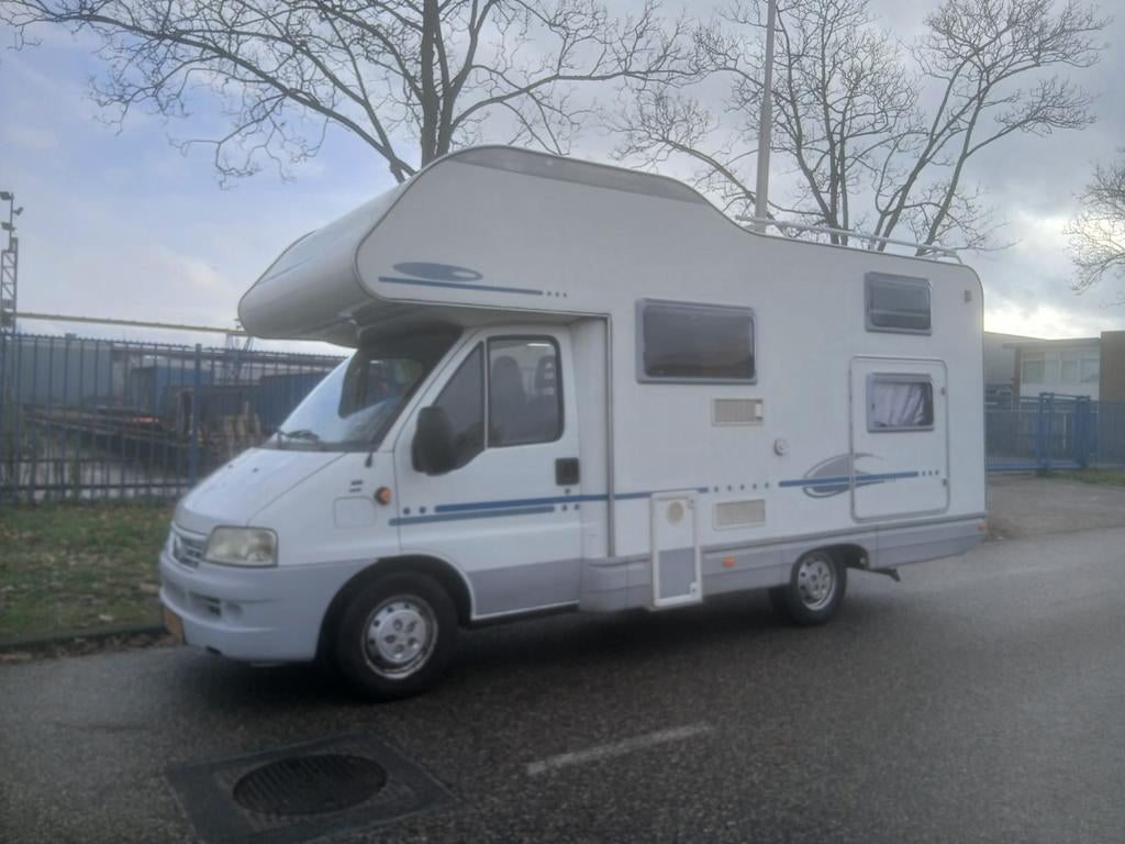 Fiat ducato fam camper 6 pers met stapelbed, Particulier, Half-integraal