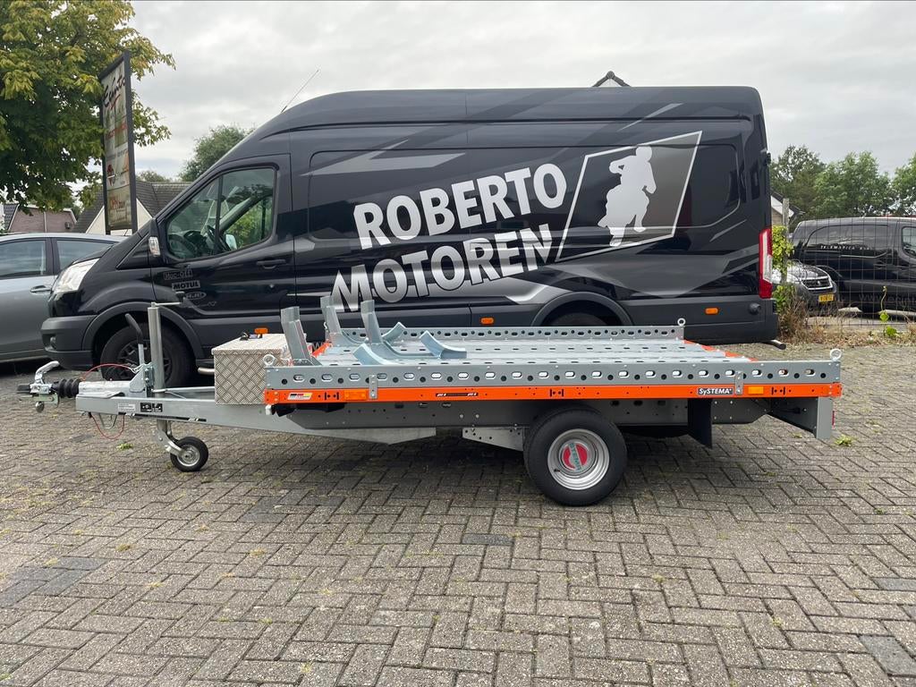 TE HUUR ! Motoraanhanger / Motor Aanhanger / motorkar, Aanhangwagen