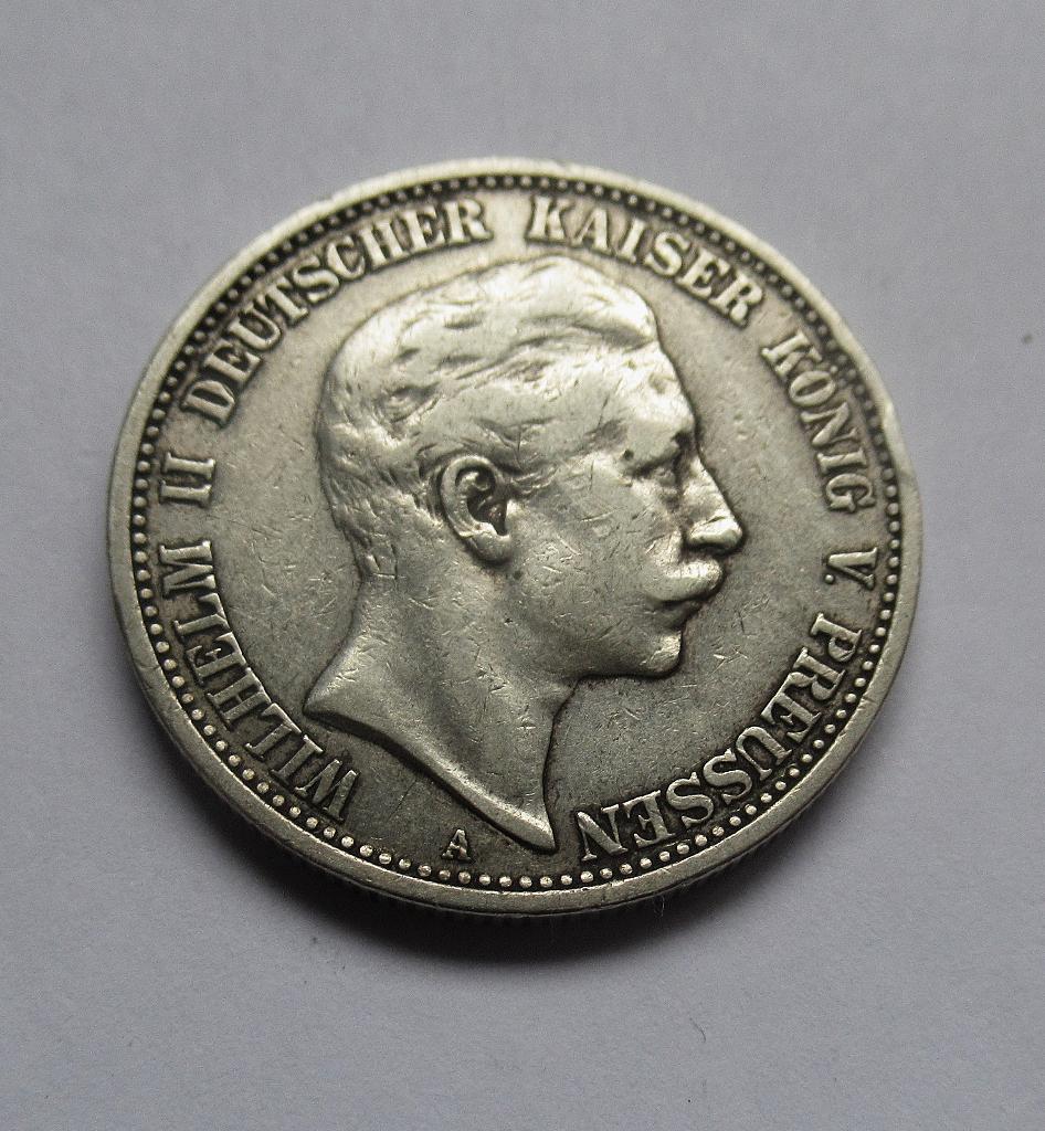 Prussia, 2 mark, 1904, Verzenden, Duitsland, Zilver