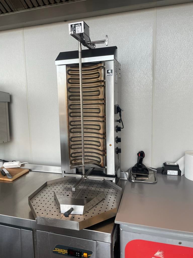 Elektrische Doner Grill - Zo goed als nieuw!, Ophalen, Gebruikt