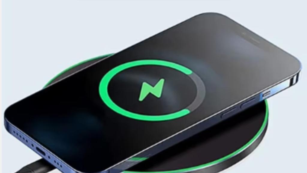 Draadloze oplader voor mobiele telefoons 50 Watt met USB, Ophalen of Verzenden, Nieuw, Apple iPhone