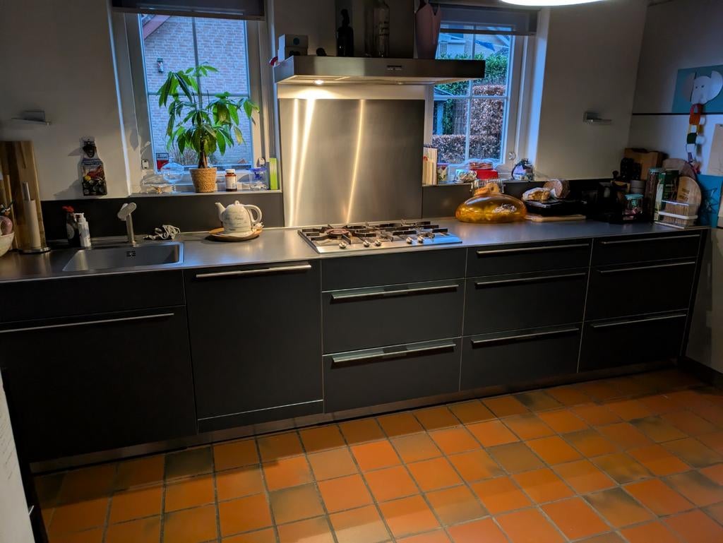 Gebruikte Bulthaup B3 design keuken Siemens inbouwapparatuur, Ophalen, Gebruikt, Dubbelwandige keuken, Kunststof