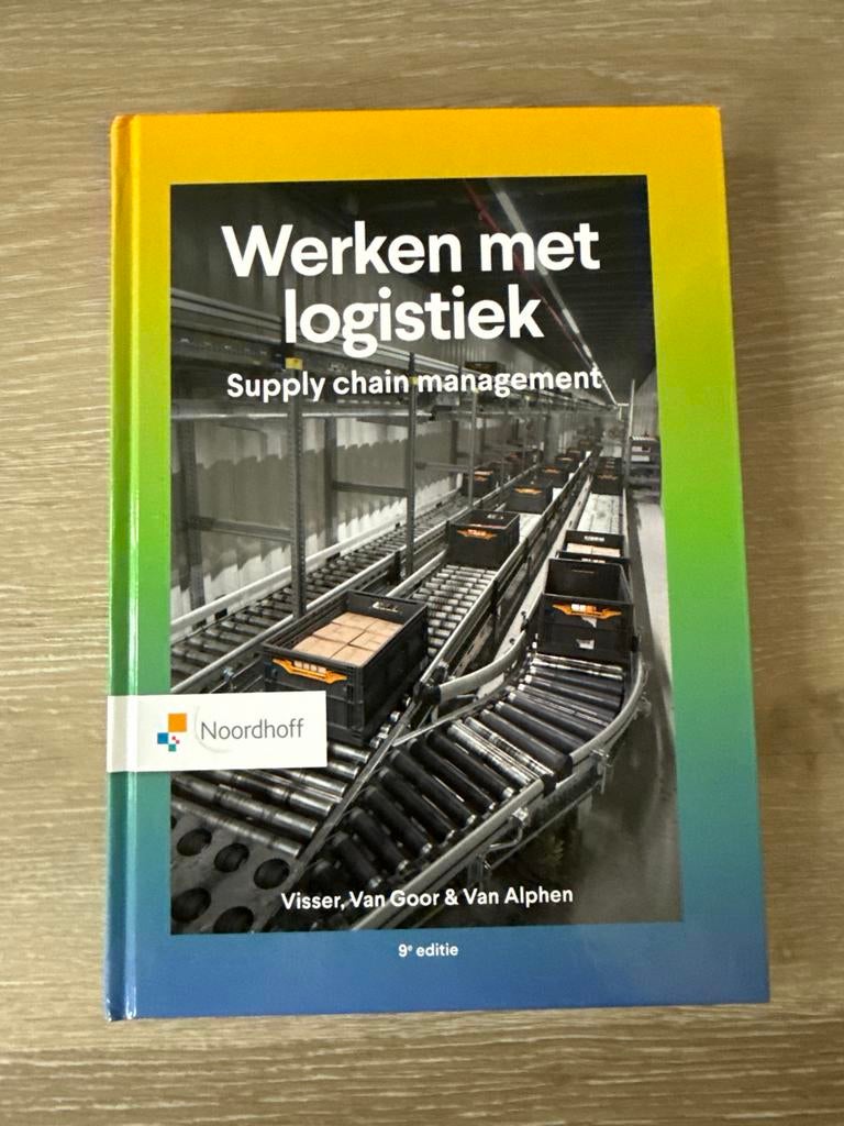 Werken met Logistiek - Supply Chain Management, Boeken, Studieboeken en Cursussen, Zo goed als nieuw, MBO, Ophalen of Verzenden