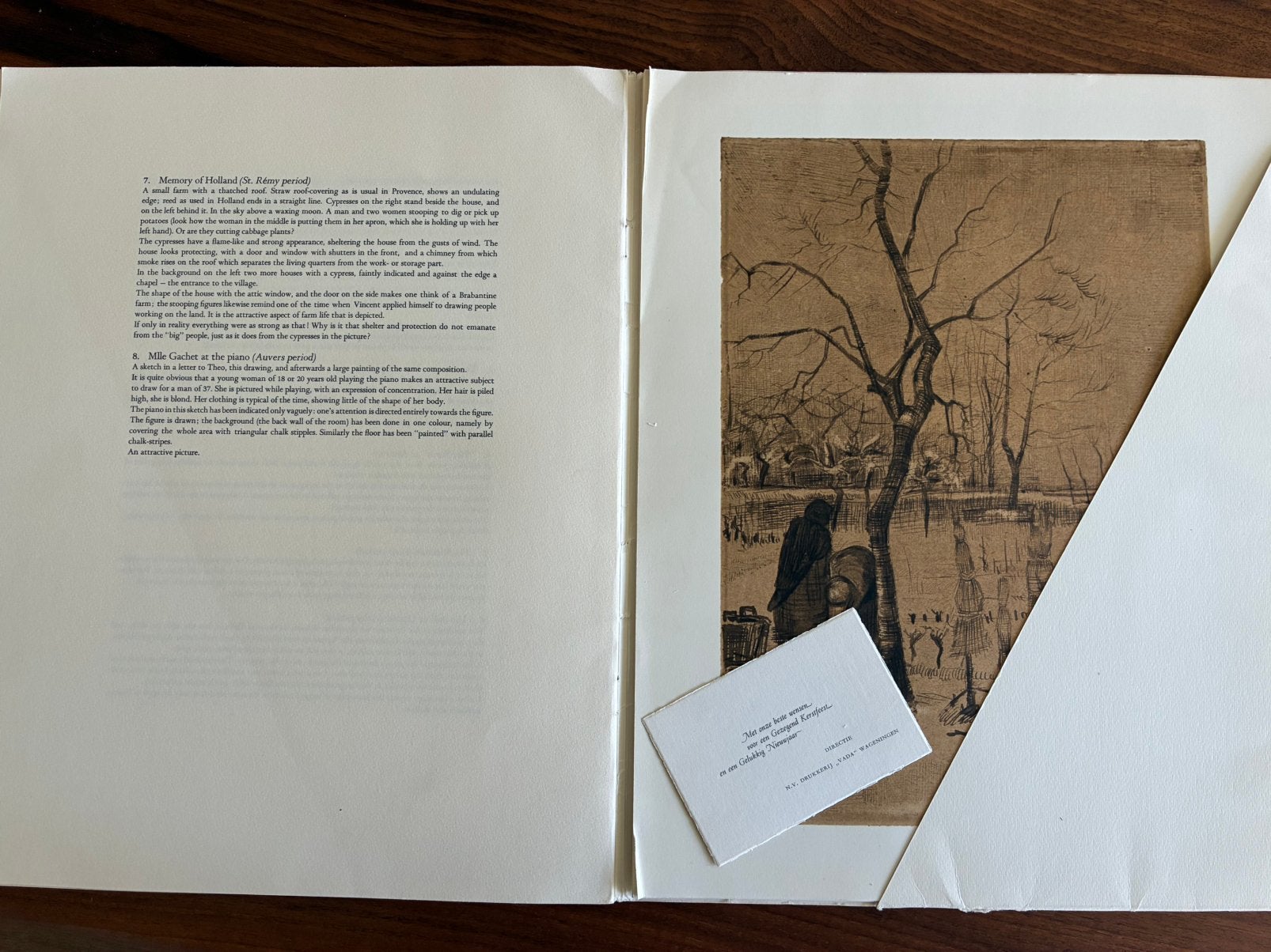 De Acht Tekeningen van Vincent van Gogh uitgave 1967, Ophalen of Verzenden