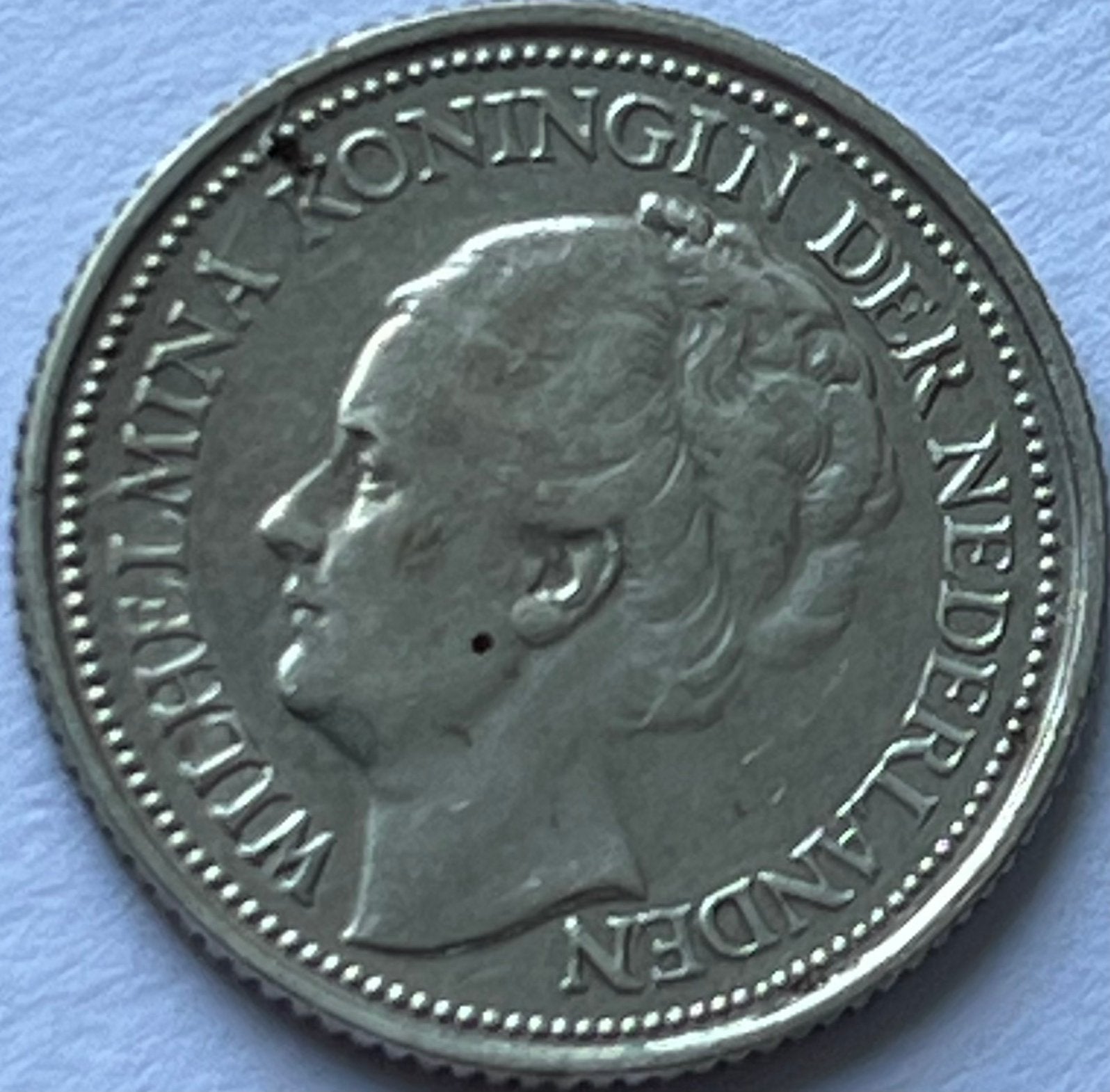 Heel mooi dubbeltje 1926, Zilver, Ophalen of Verzenden, 10 cent, Koningin Wilhelmina
