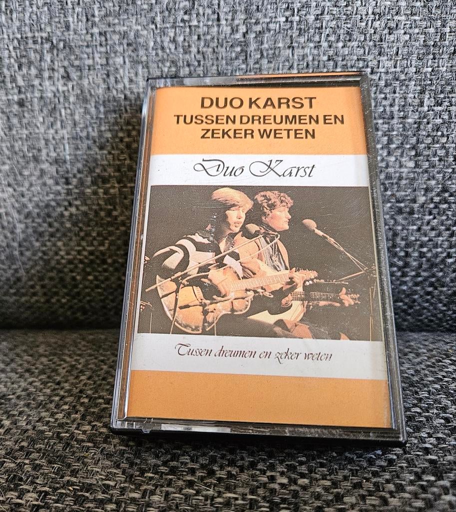 Duo Karst - Tussen Dreumen en Zeker Weten Cassette, Verzenden, 1 bandje, Zo goed als nieuw, Origineel