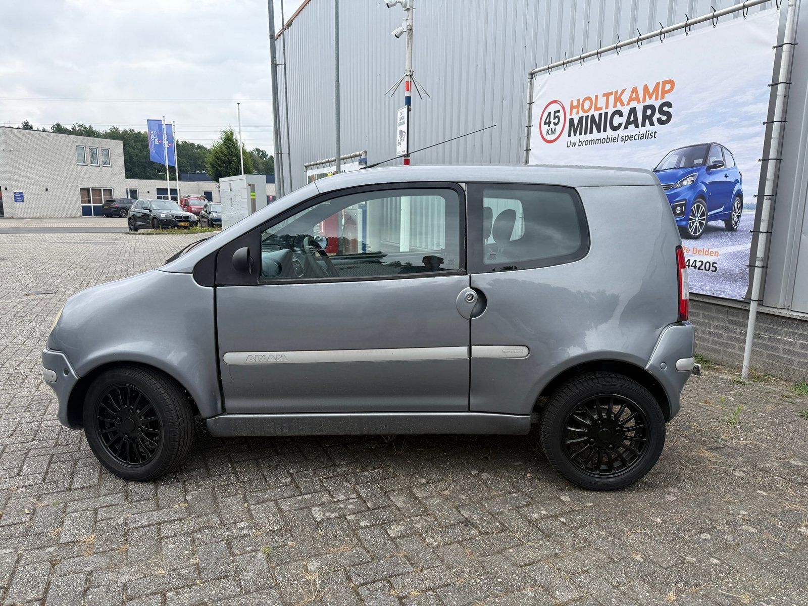 Aixam 500.4 Brommobiel 45KM / GRIJS / KUBOTA / 2005, Diversen, Brommobielen en Scootmobielen, Gebruikt, Holtkampminicars@gmai.com