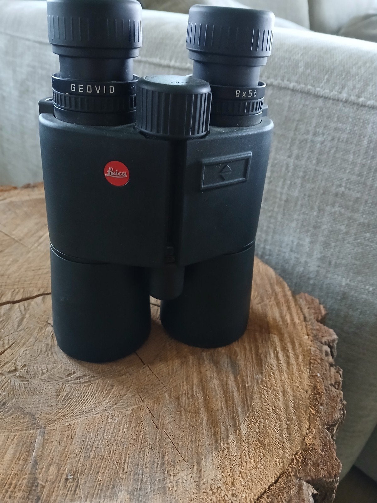 Leica Geovid 8x56 verrekijker, Ophalen, Zo goed als nieuw, 8 tot 12x, Dakkant (recht)