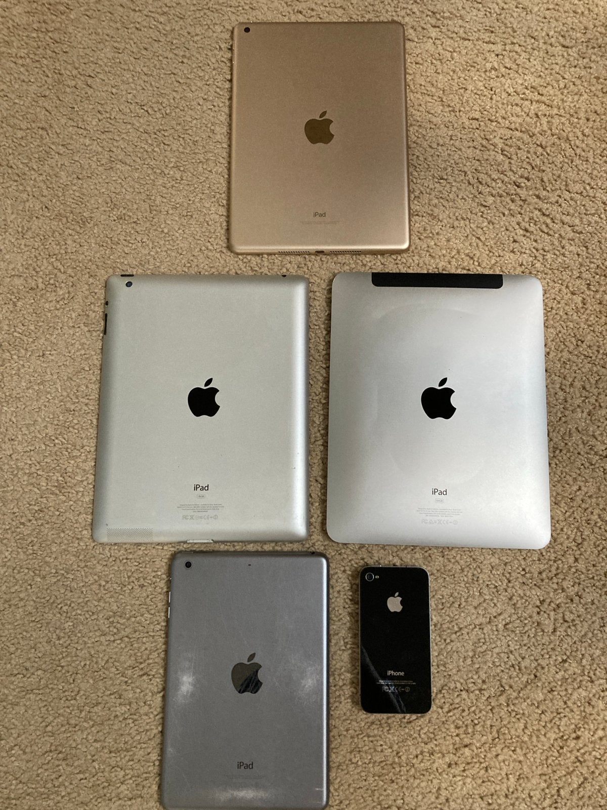 Niet werkende Apple iPads en iPhone - voor onderdelen, Computers en Software, Ophalen, Niet werkend