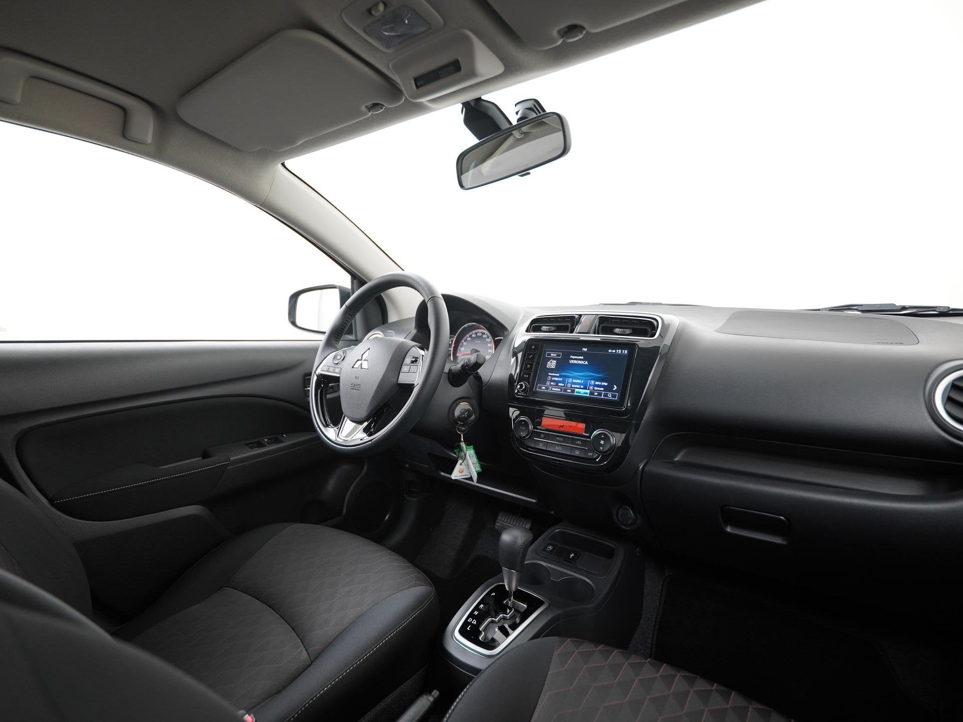 Mitsubishi Space Star 1.2 Dynamic Automaat | All-in 345,- Pr, Auto's, Mitsubishi, Stof, Gebruikt, Start-stop-systeem, Bedrijf