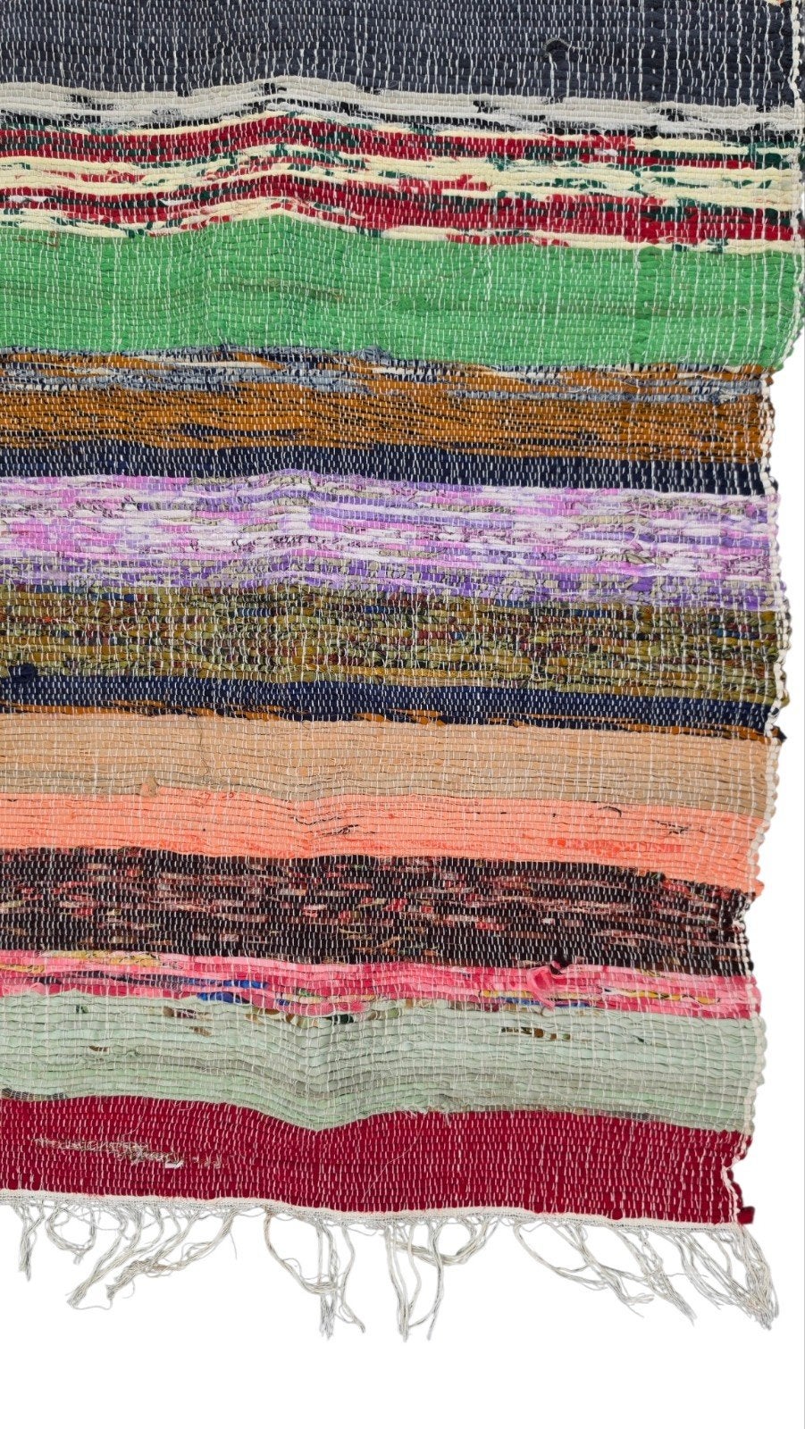 Handgemaakt modern oosters Boho Beach tapijt India 115x170cm, 100 tot 150 cm, Bohemian, Eclectisch, Modern, Hype Safari, Ophalen of Verzenden