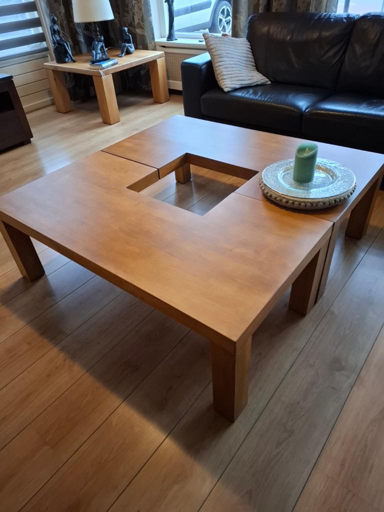 Salontafel, Huis en Inrichting, Ophalen, Vierkant, Minder dan 50 cm, 100 tot 150 cm