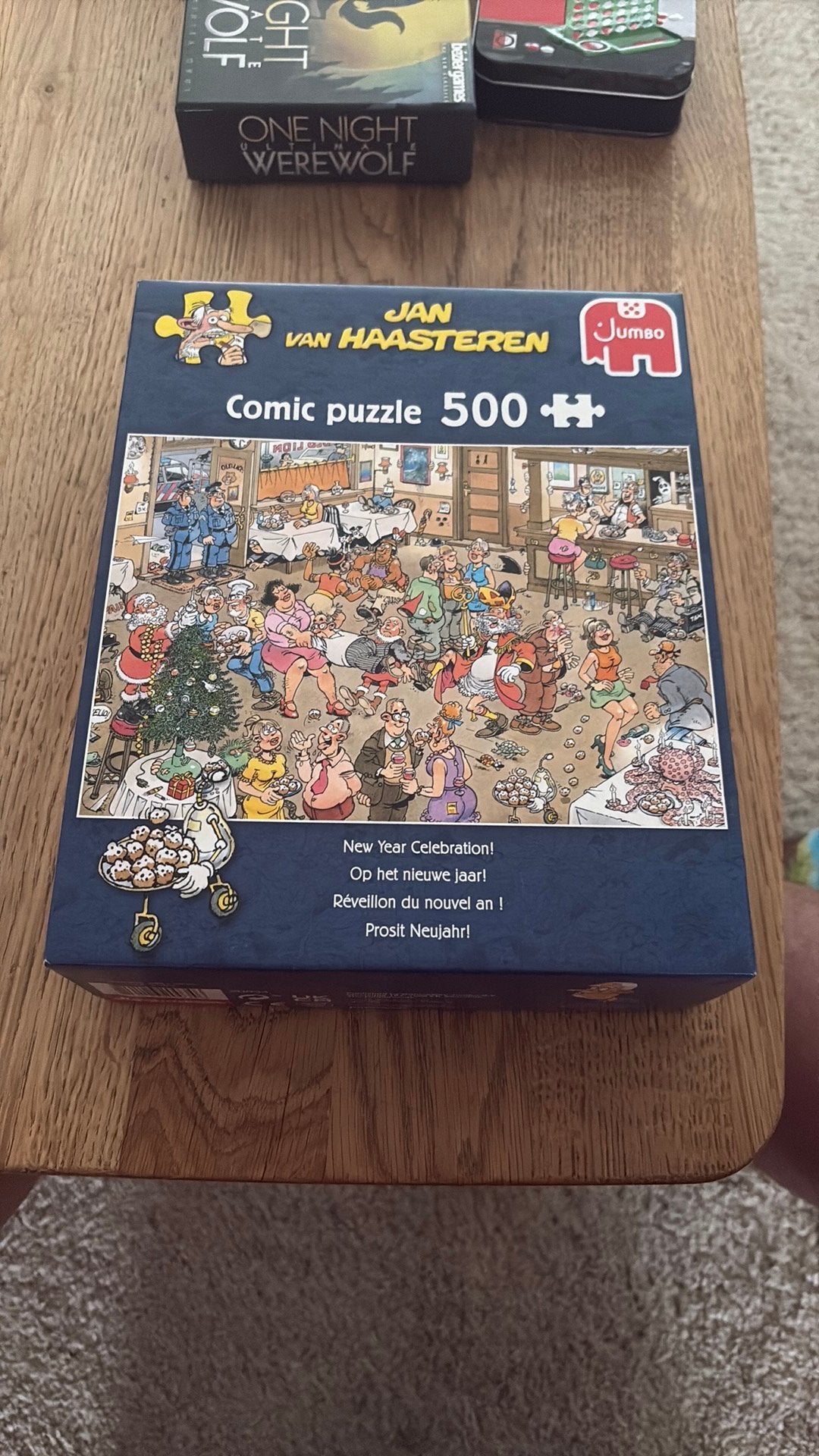 Van Haasteren puzzle -op het nieuwe jaar- 500 stukjes, Ophalen of Verzenden, 500 t/m 1500 stukjes, Zo goed als nieuw