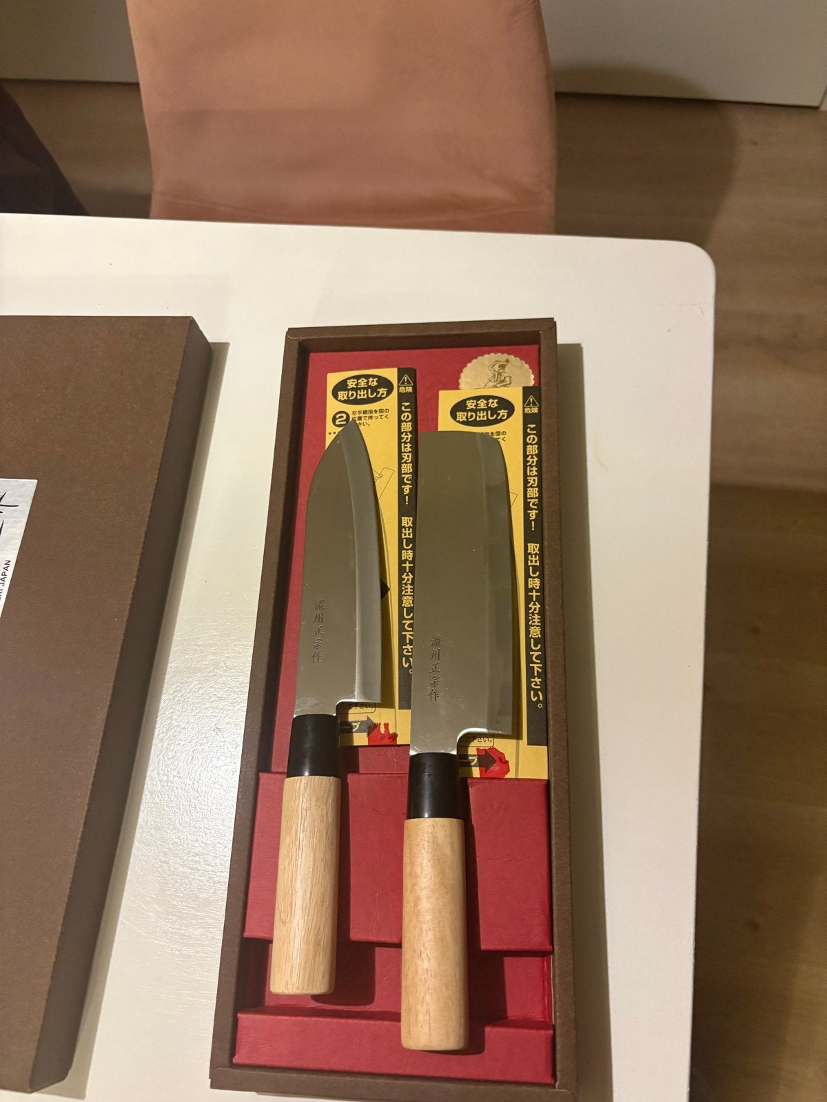 Nieuwe Japanse messen set - ongebruikt, Overige typen, Ophalen of Verzenden, Metaal, Nieuw