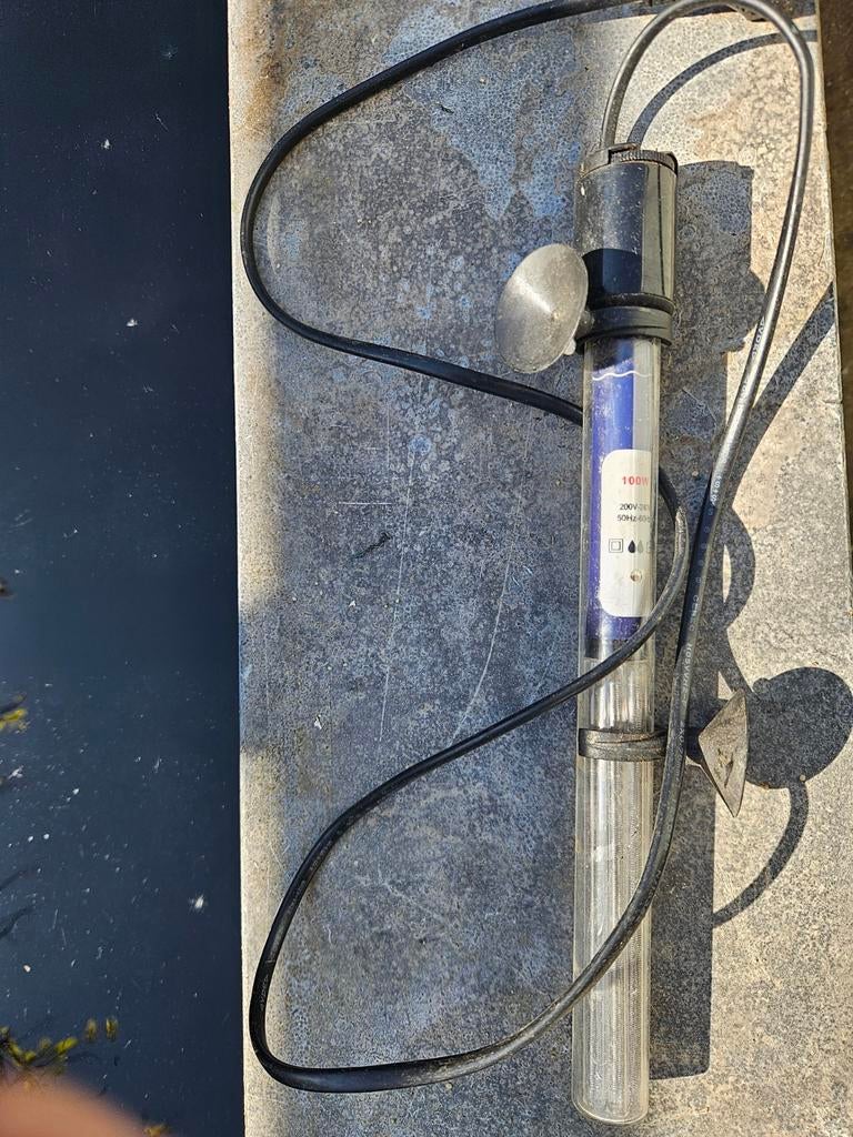 Aquarium  verwarming  100watt, Ophalen