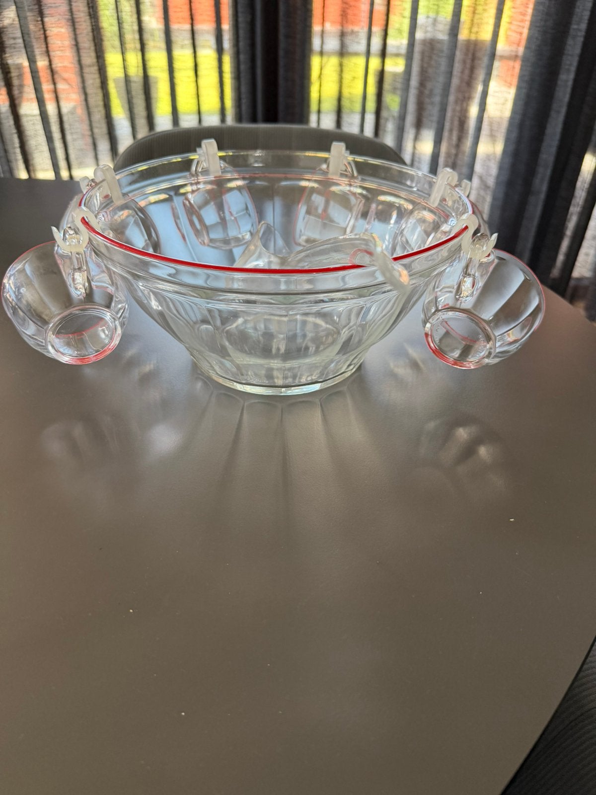 Vintage Duralex punch en bowl set compleet, Ophalen
