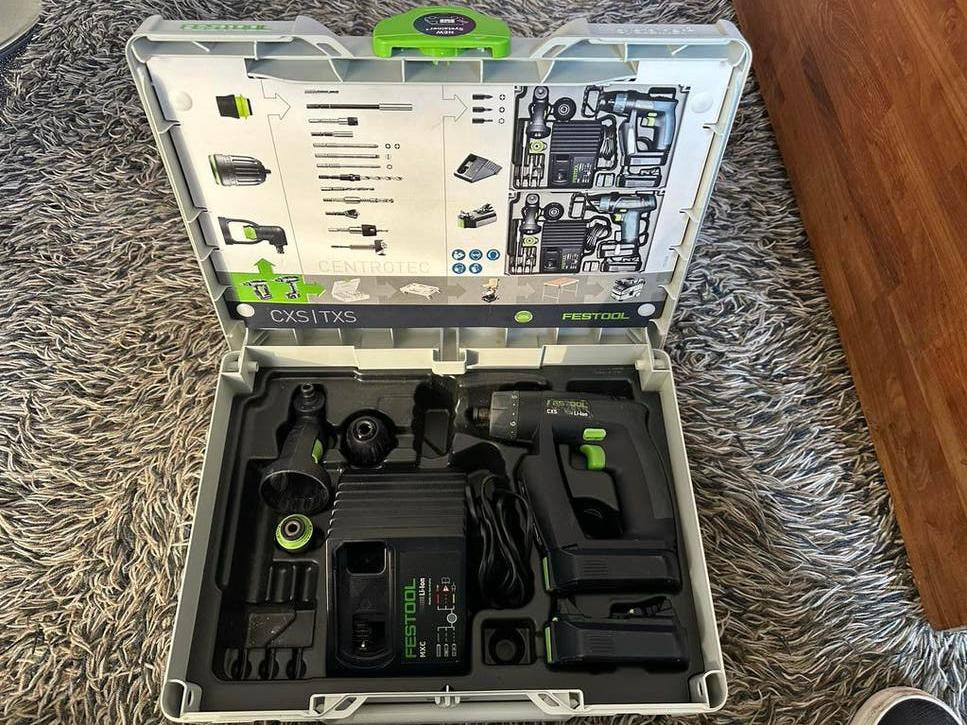 Festool CXS 2.6 boormachine set compleet, Doe-het-zelf en Verbouw, Variabele snelheid, Ophalen of Verzenden, Minder dan 400 watt