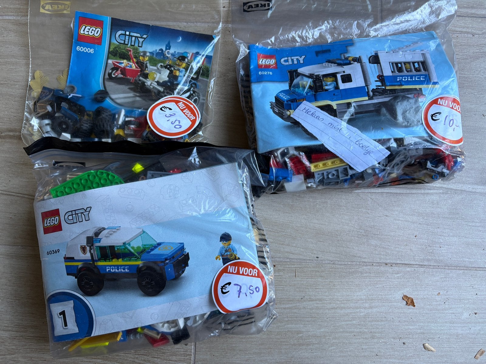 Lego city politie, Kinderen en Baby's, Ophalen of Verzenden, Gebruikt