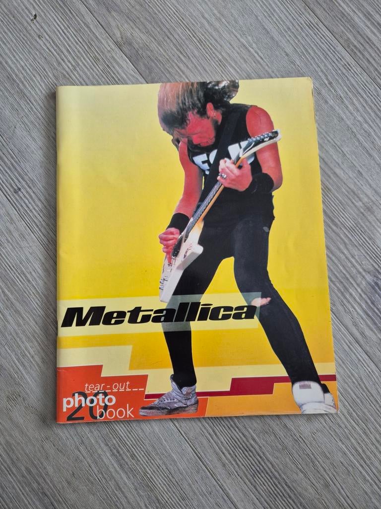 Metallica tear-out fotoboek 1993 Tour Souvenir, Ophalen of Verzenden