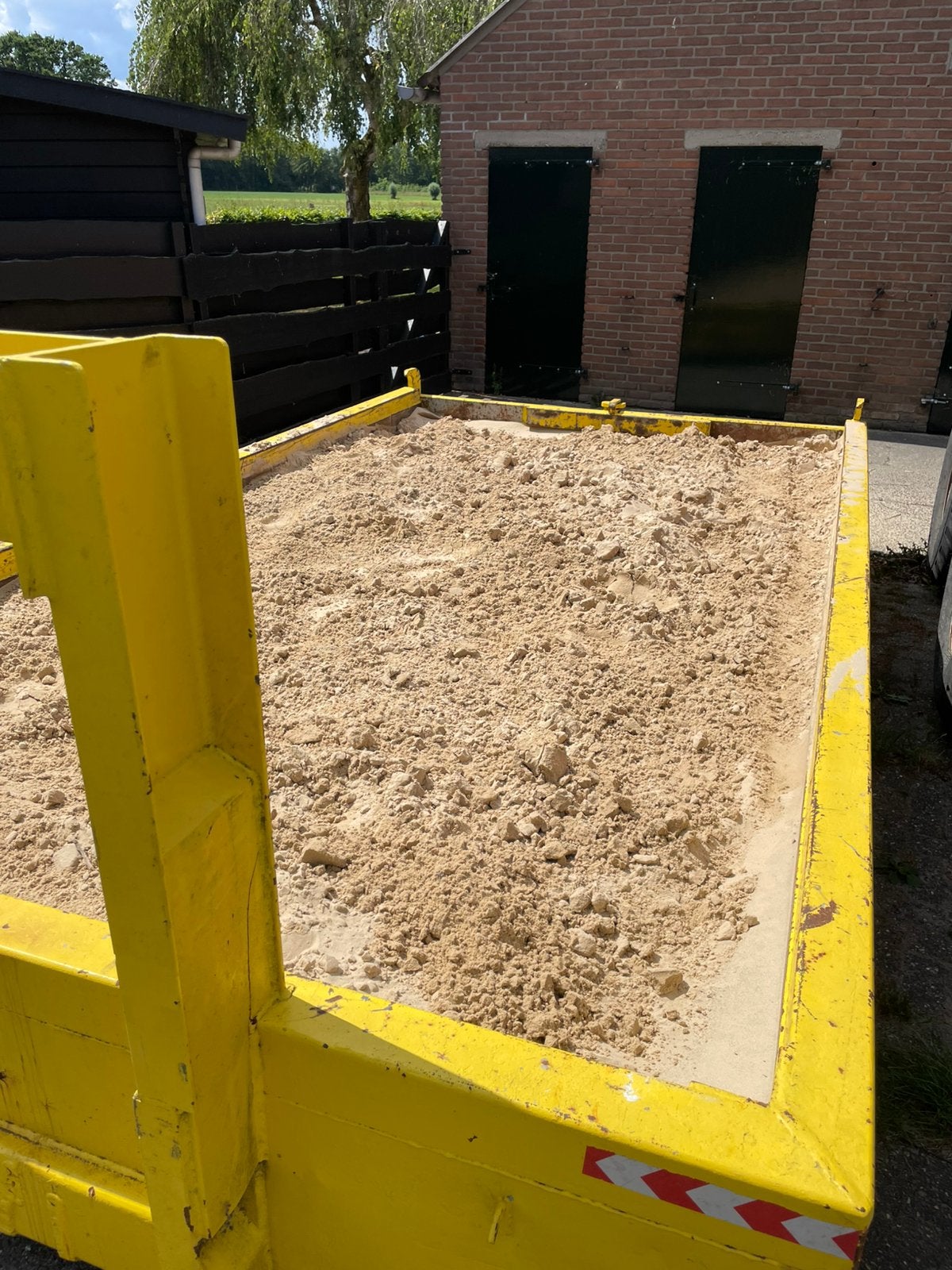 Zandbakzand 4 m3, Tuin en Terras, Zand, Ophalen, Zo goed als nieuw