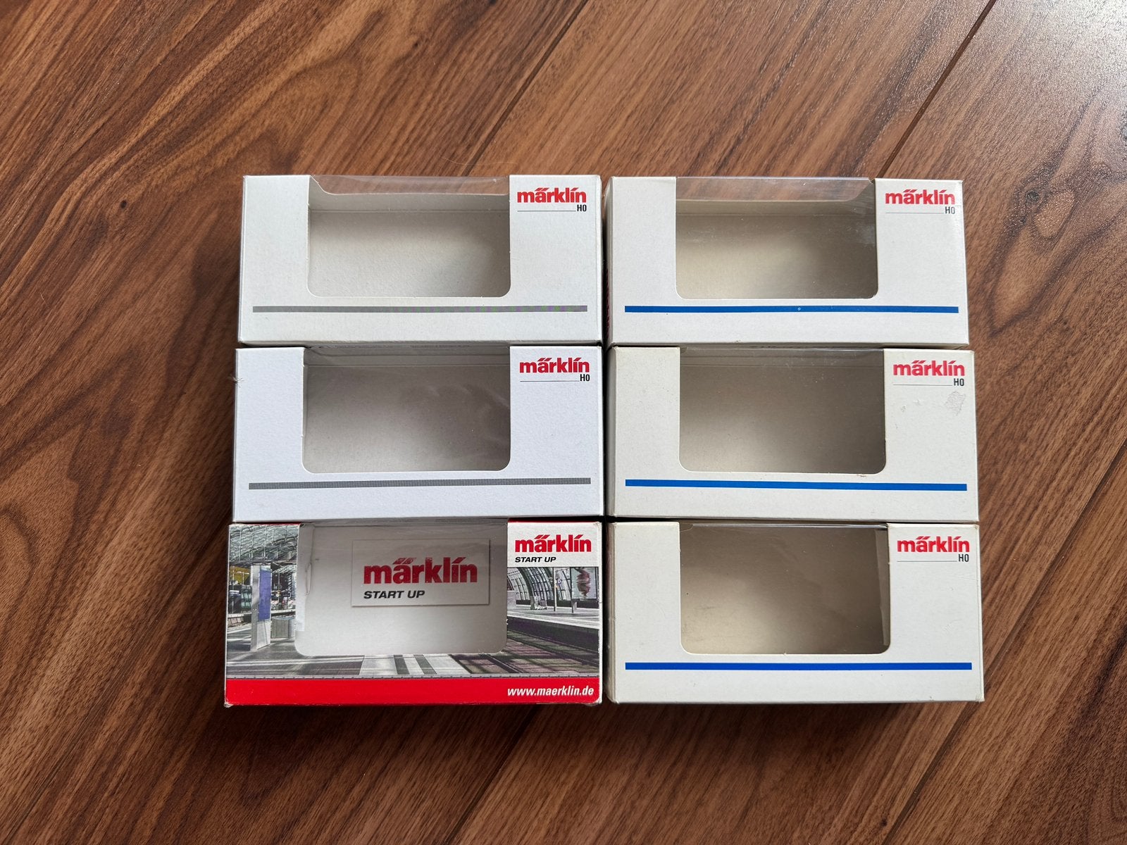🚂 Marklin 6 stuks LEGE OVP 2/2, Wisselstroom, Gebruikt, Wagon, Ophalen of Verzenden