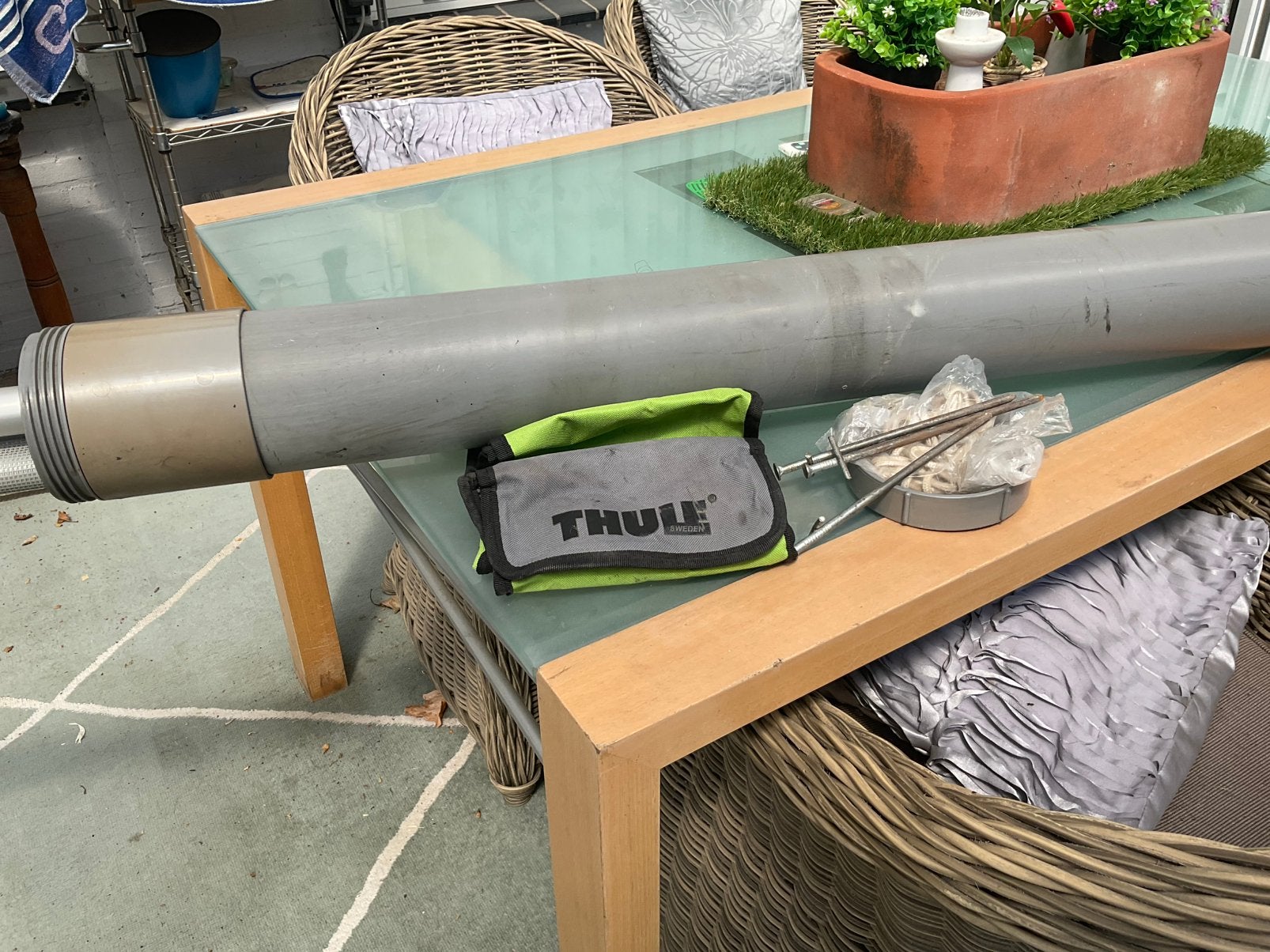 Te koop Thule windscherm, Ophalen, Zo goed als nieuw
