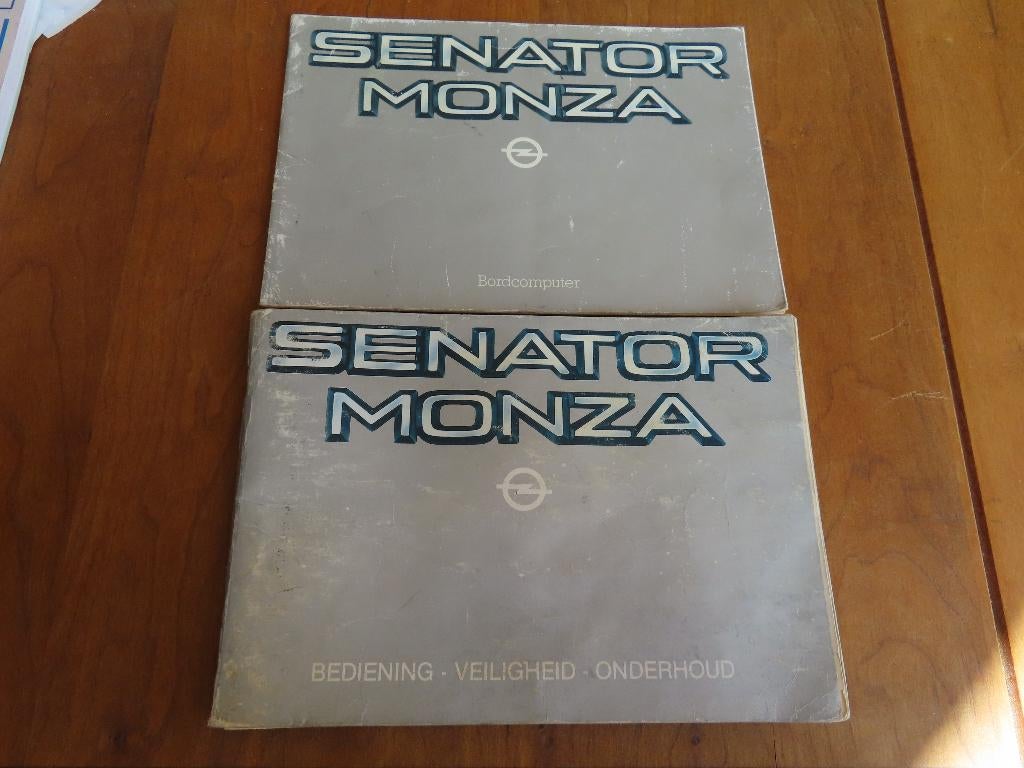 Instructieboek Opel Senator, Opel Monza 1984 + boordcomputer, Ophalen of Verzenden