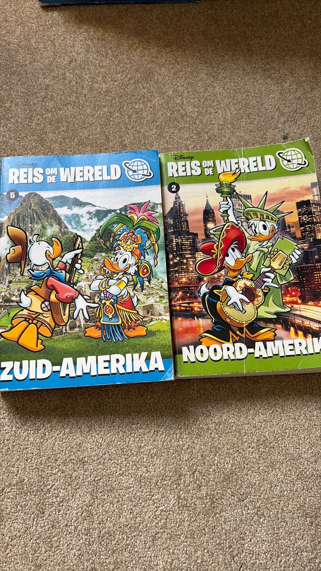Donald duck reis om de wereld, Eén comic, Ophalen of Verzenden, Zo goed als nieuw, Amerika