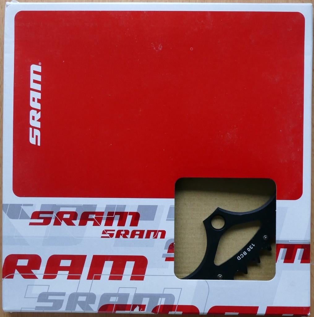 SRAM | NIEUW Voortandwiel 53 Tanden V4 130 BCD Alu4 Zwart, Overige typen, Nieuw, Ophalen of Verzenden, SRAM