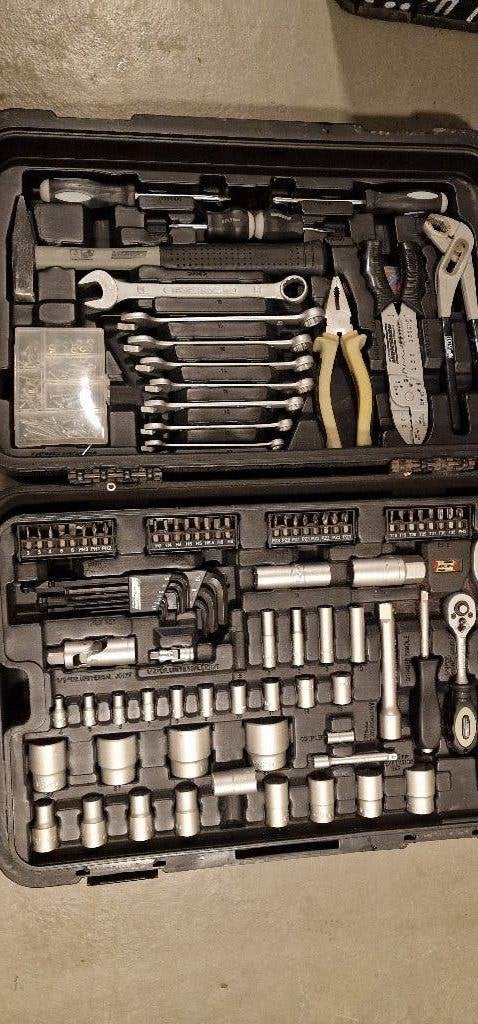 Gereedschap - MANNESMANN Trolley met sleutels e.d., Ophalen of Verzenden, Gebruikt, Gereedschapsset, Overige merken
