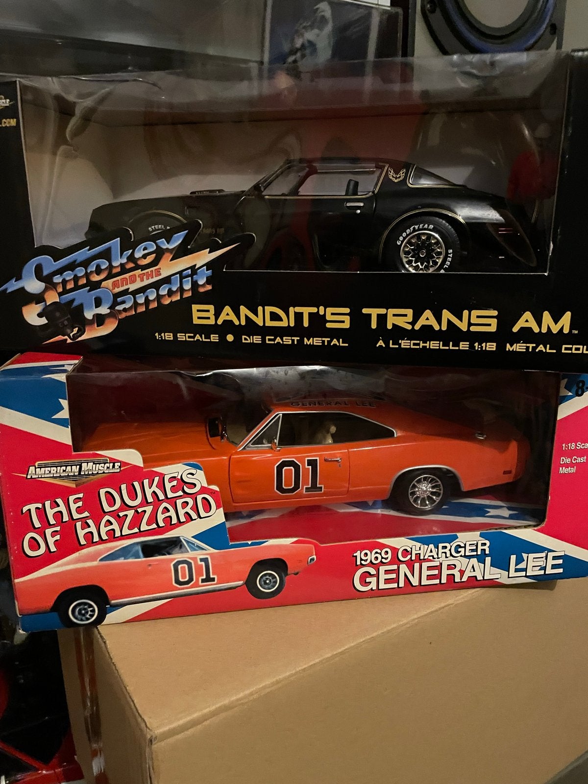 Dukes of Hazard General Lee & Bandit's Trans Am 1/18 NIEUW, Ophalen of Verzenden, Nieuw, Auto, Overige merken