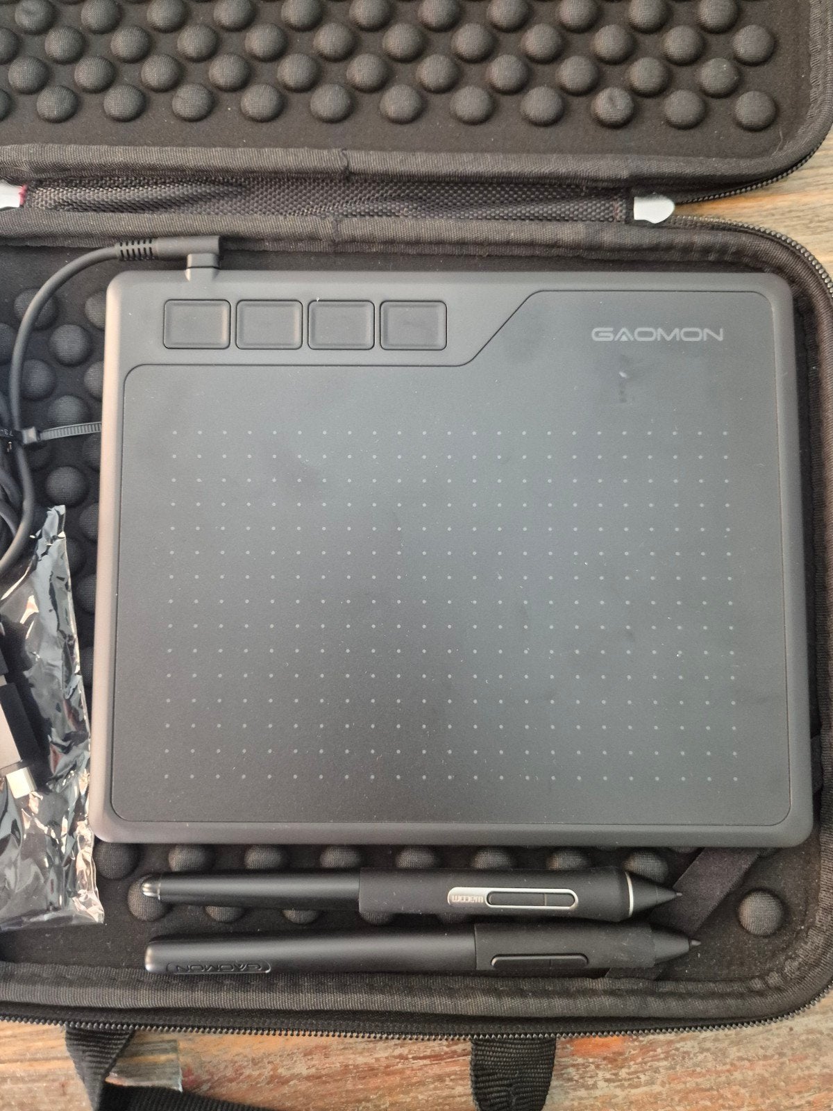 Gaomon S620 Batterijvrije Grafische Tekentablet met Hoes, Computers en Software, Tekentablets, Ophalen of Verzenden, Zo goed als nieuw