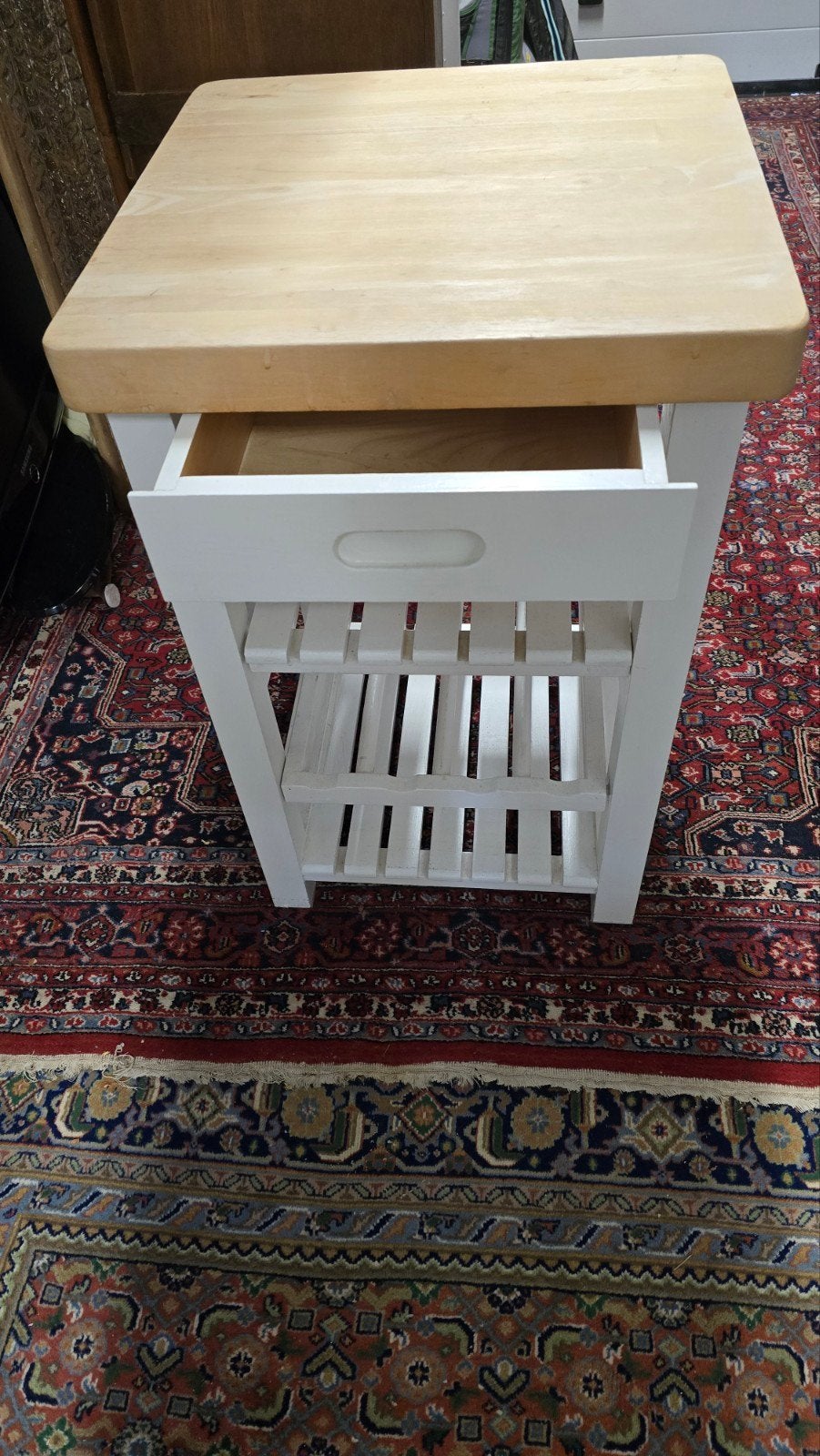 houten keukentrolley, Ophalen, 25 tot 50 cm, 50 tot 100 cm, Minder dan 100 cm
