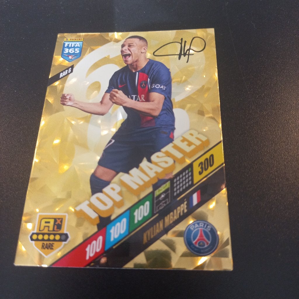 Kylian Mbappé #RAR6 Top Master FIFA 365 2024, Ophalen of Verzenden, Zo goed als nieuw, Buitenlandse clubs, Spelerskaart