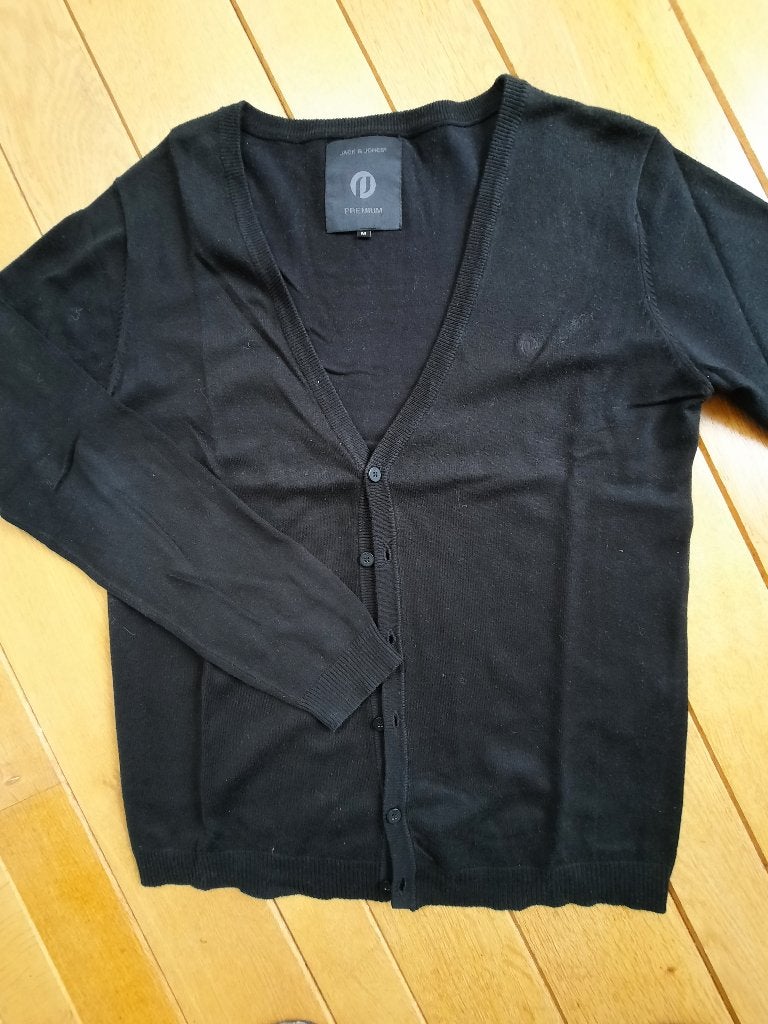Jack & Jones vest zwart maat M - als nieuw -, Maat 48/50 (M), Zwart, Ophalen of Verzenden, Zo goed als nieuw