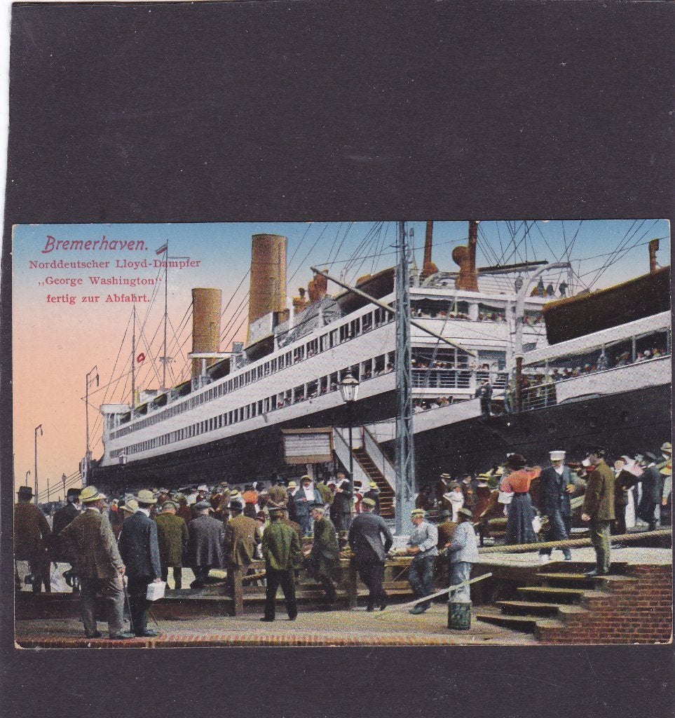 George Washington Passagiersschip Norddeutscher Lloyd (S1073, Verzamelen, Verzenden, Voor 1920, Overige thema's