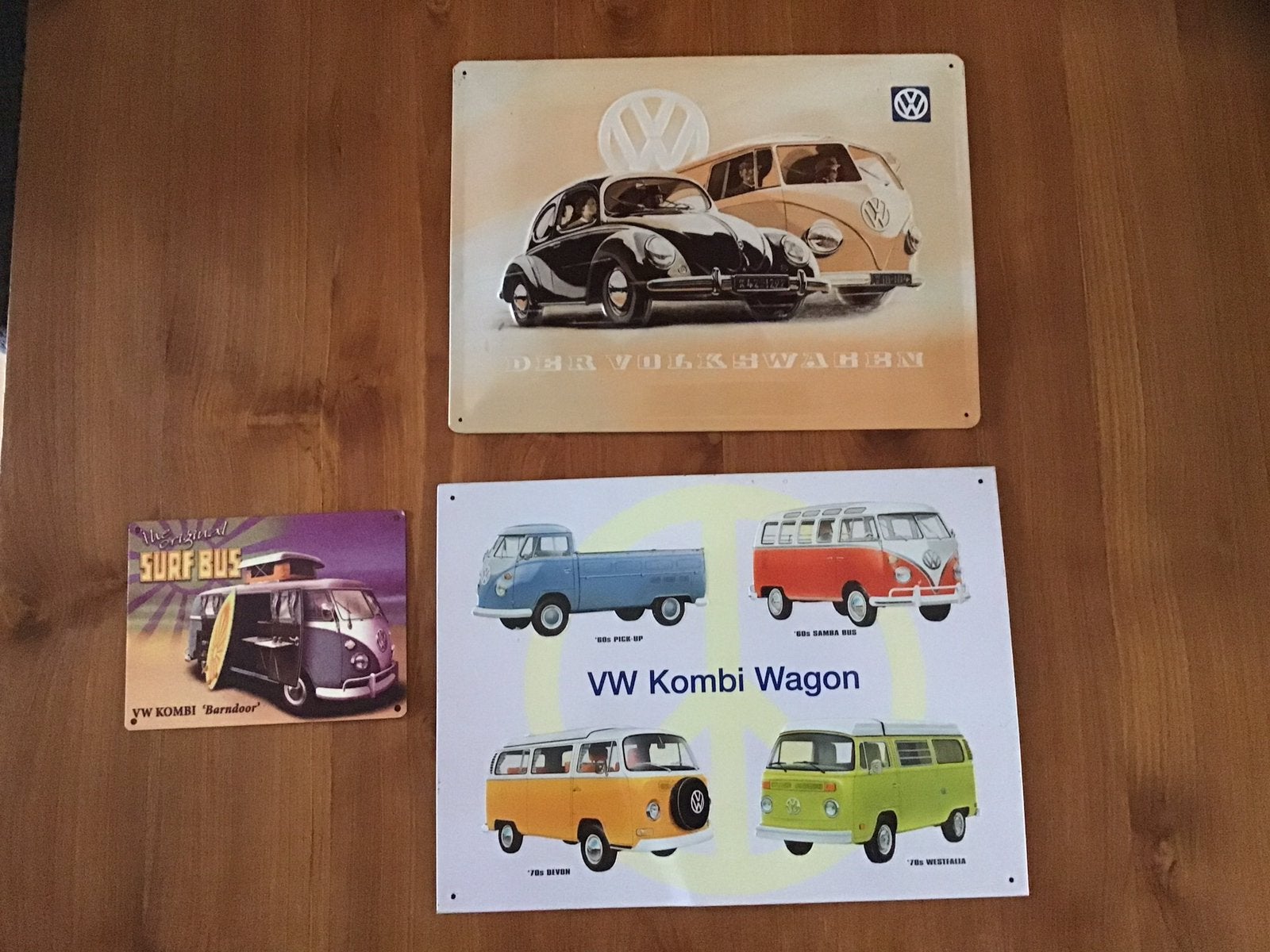 Metalen VW auto borden, Ophalen of Verzenden, Reclamebord