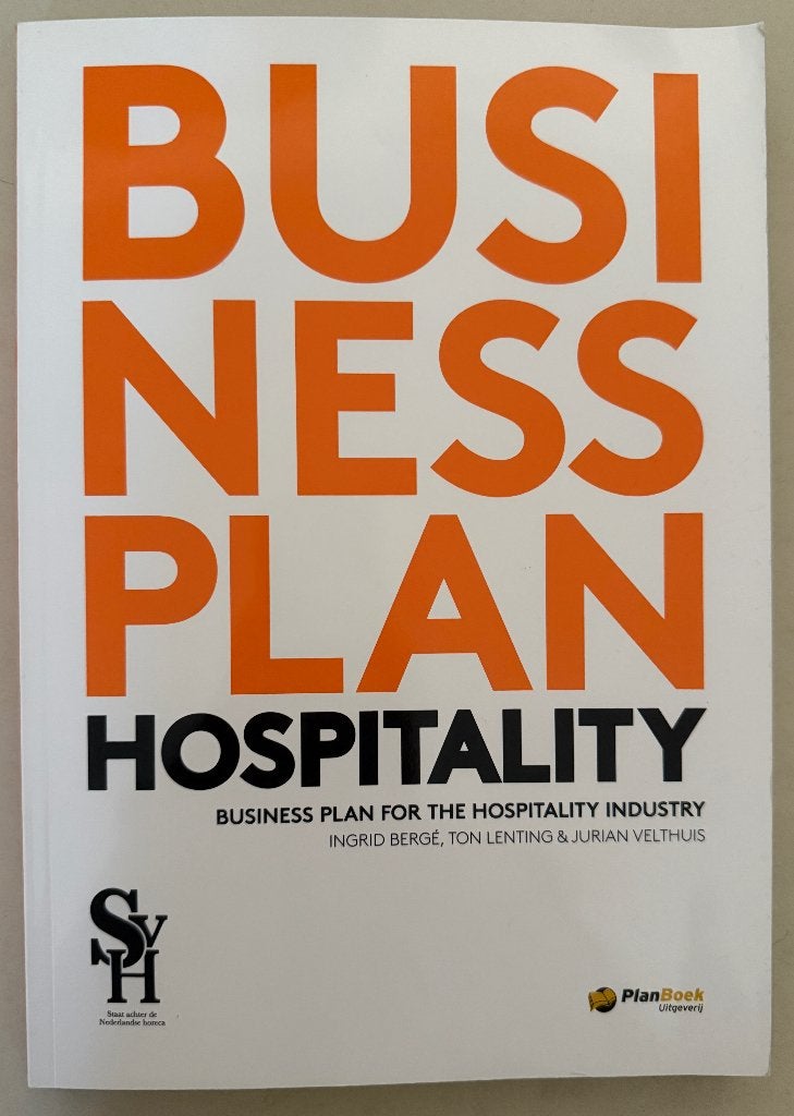Business Plan Hospitality SVH Engelse versie, Nieuw, Diverse auteurs, Ophalen of Verzenden, MBO