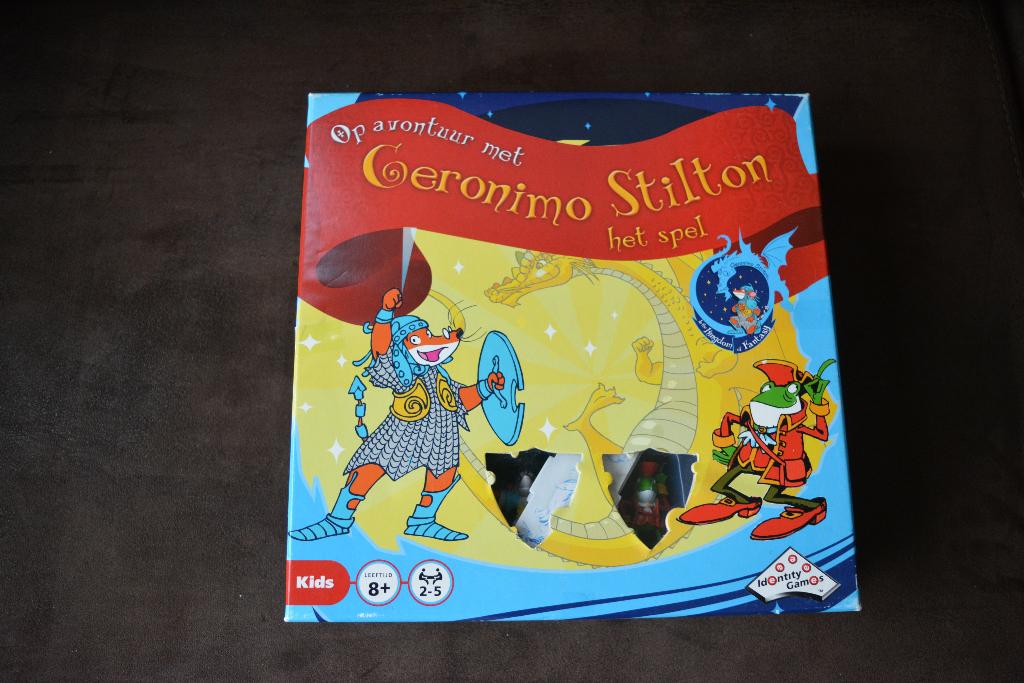 Party & co teken slim en geronimo stilton, Ophalen of Verzenden, Gebruikt