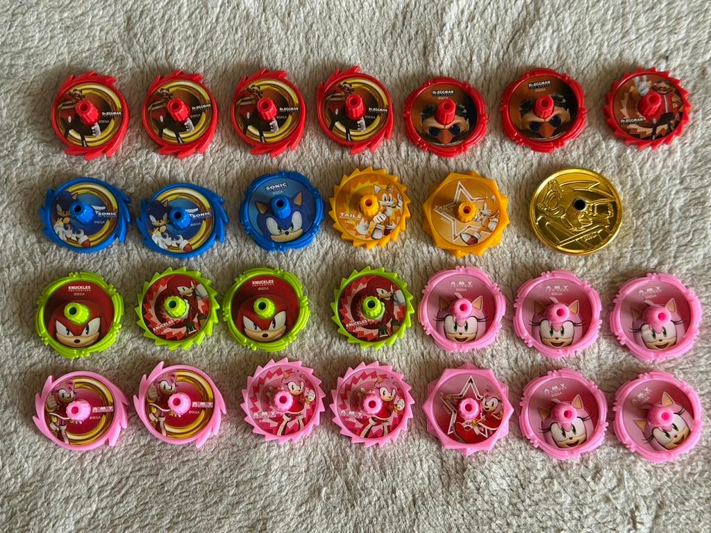 27 Super Spinners Sonic van de Plus Tolletjes, Plus, Ophalen of Verzenden