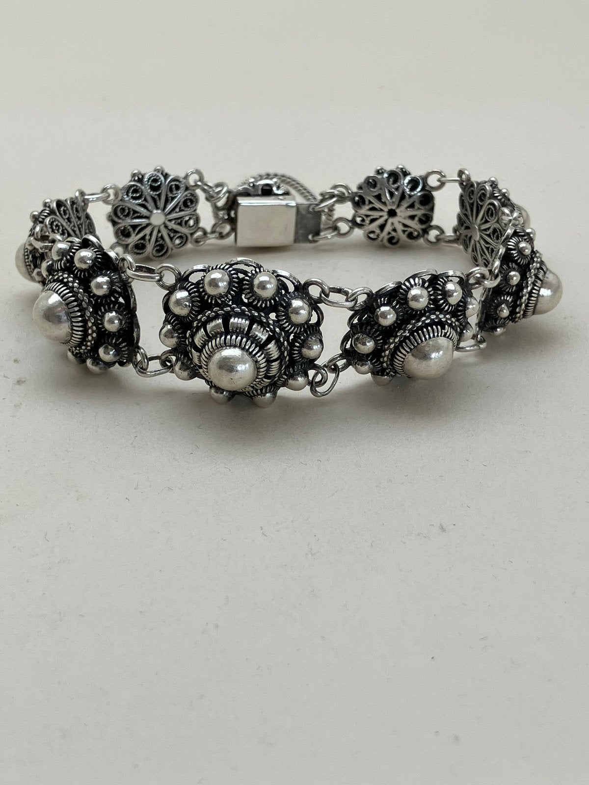 Prachtige zilveren  armband, Ophalen of Verzenden, Zo goed als nieuw, Zilver