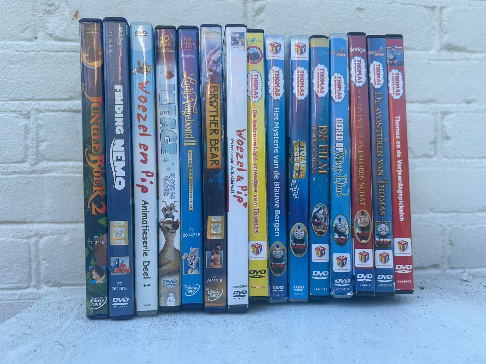 DVD s Thomas de Trein Woezel en Pip Finding Nemo, Alle leeftijden, Ophalen of Verzenden, Zo goed als nieuw, Overige genres