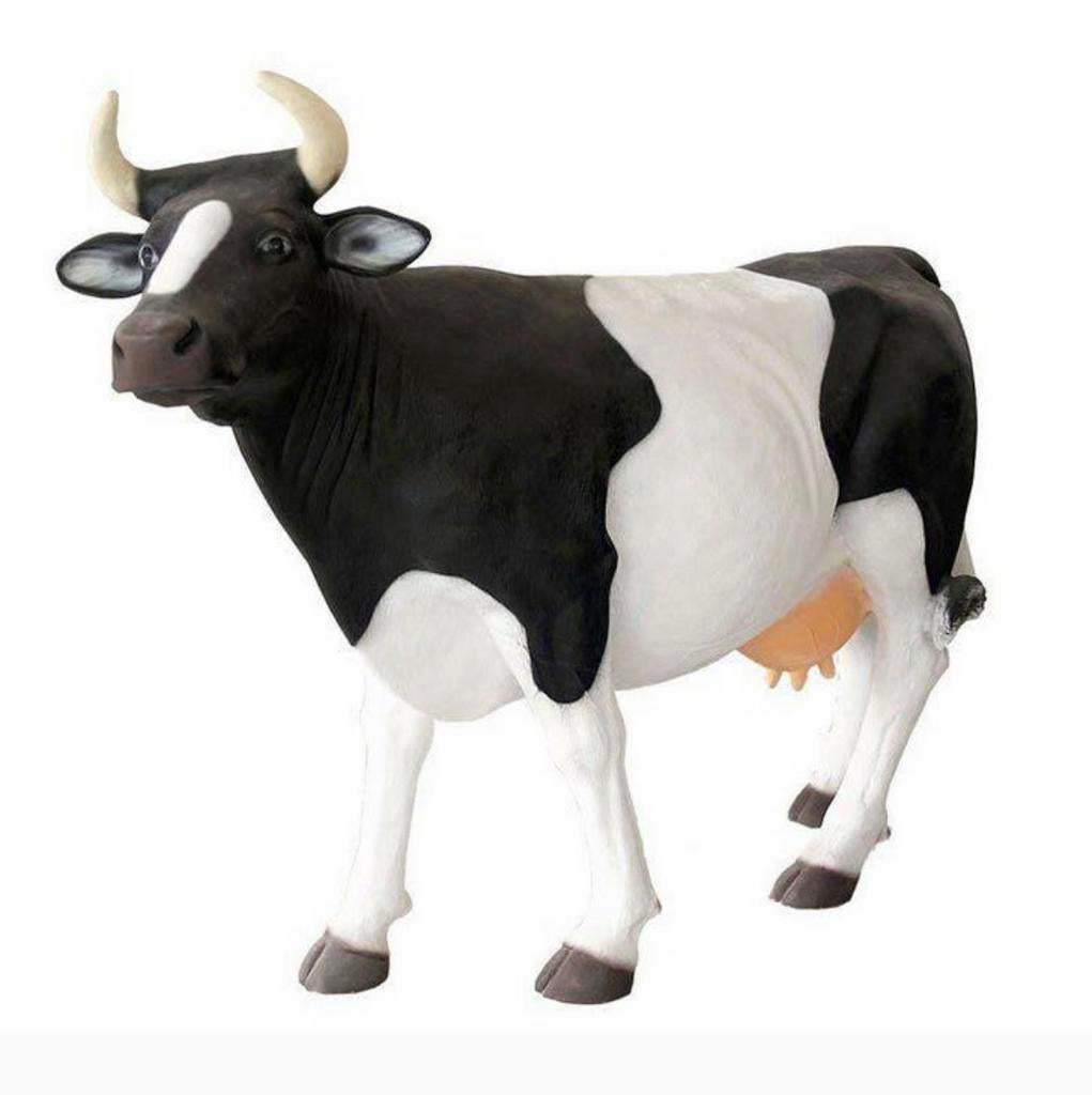 Beelden koeien levensecht IN PRIJS VERLAAGD, Ophalen, Nieuw, Boerderijdier, Beeldje of Figuurtje
