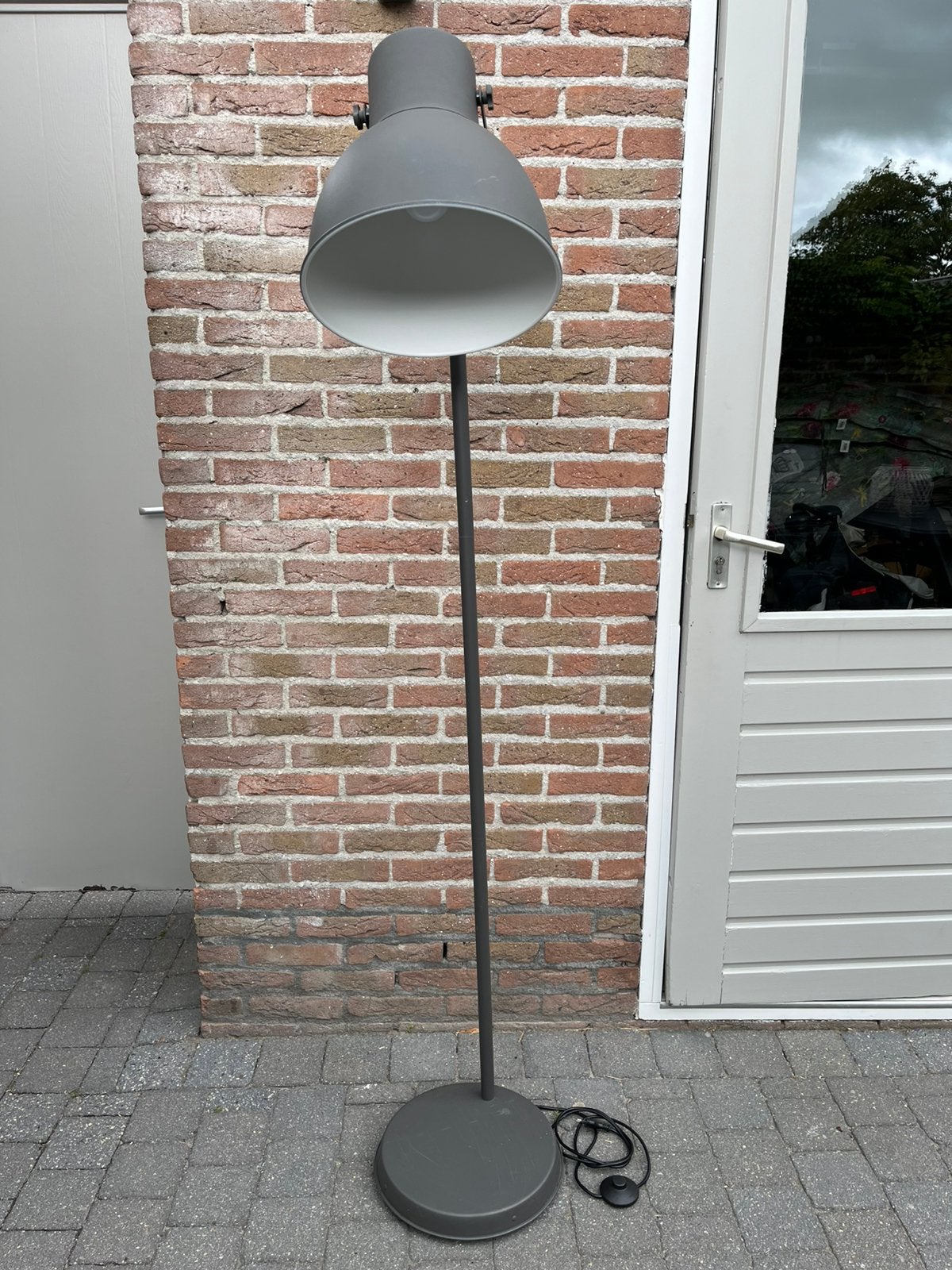 Ikea vloer lamp Hektar grijs, Ophalen, Gebruikt, 150 tot 200 cm