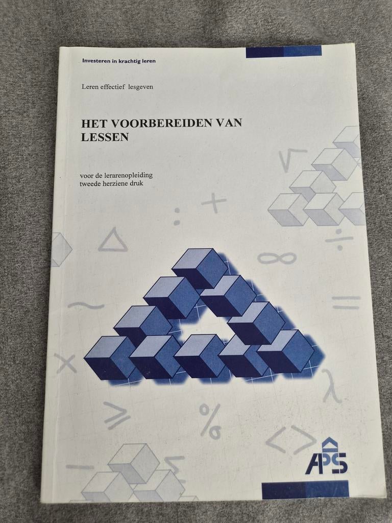 Het voorbereiden van lessen - leren effectief lesgeven, Boeken, Ophalen, Zo goed als nieuw