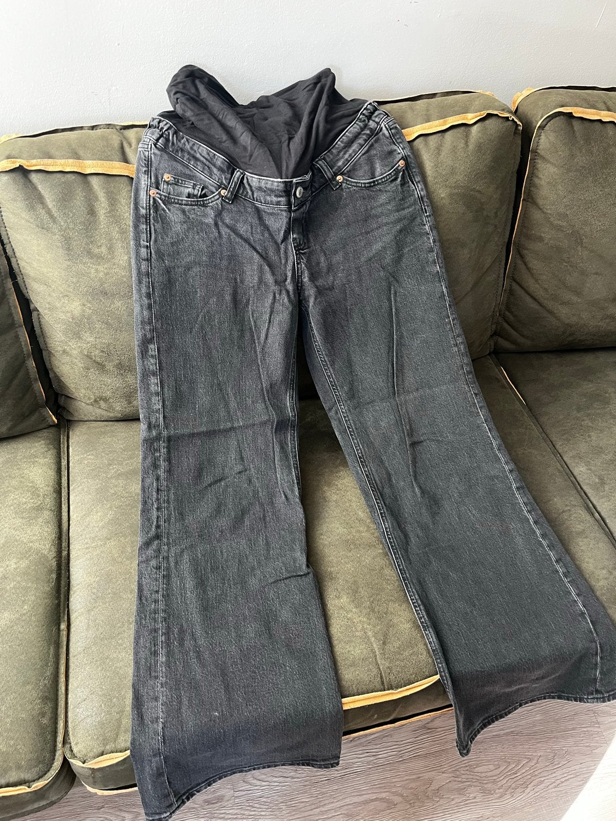 Comfortabele zwangerschapsbroeken (set van 3), Kleding | Dames, Ophalen, Zwart, Maat 36 (S), Gedragen